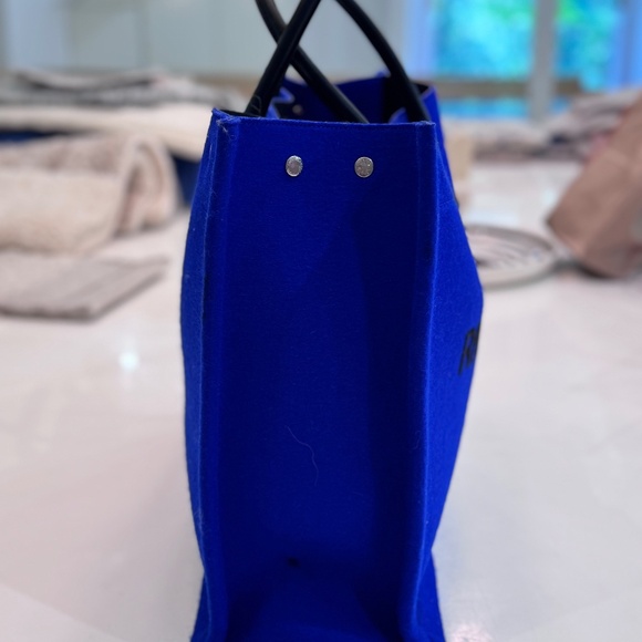 RIVE GAUCHE SAINT LAURENT | Cobalt blue designer tote - Picture 3 of 8